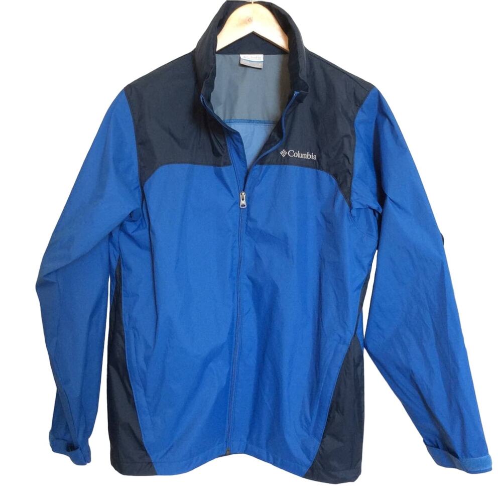 COLUMBIA Blue Men’s Windbreaker Jacket Small
